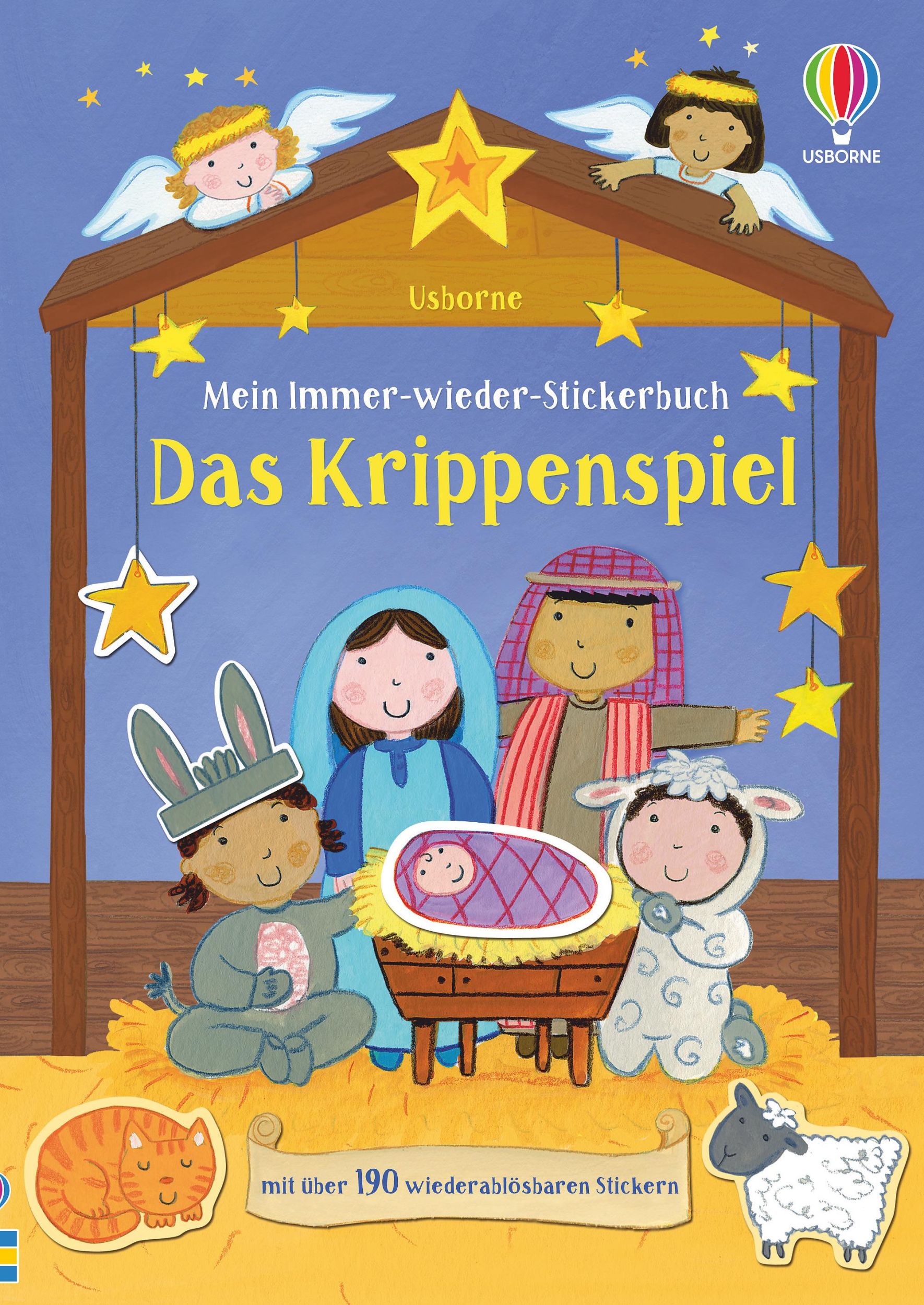 Cover: 9781789417258 | Mein Immer-wieder-Stickerbuch: Das Krippenspiel | Felicity Brooks