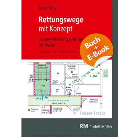 Cover: 9783862355365 | Rettungswege mit Konzept mit E-Book (PDF) | Josef Mayr | Bundle | 2023
