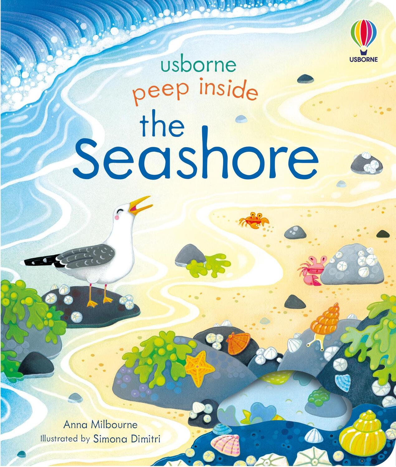 Cover: 9781474943611 | Peep Inside the Seashore | Anna Milbourne | Buch | Papp-Bilderbuch