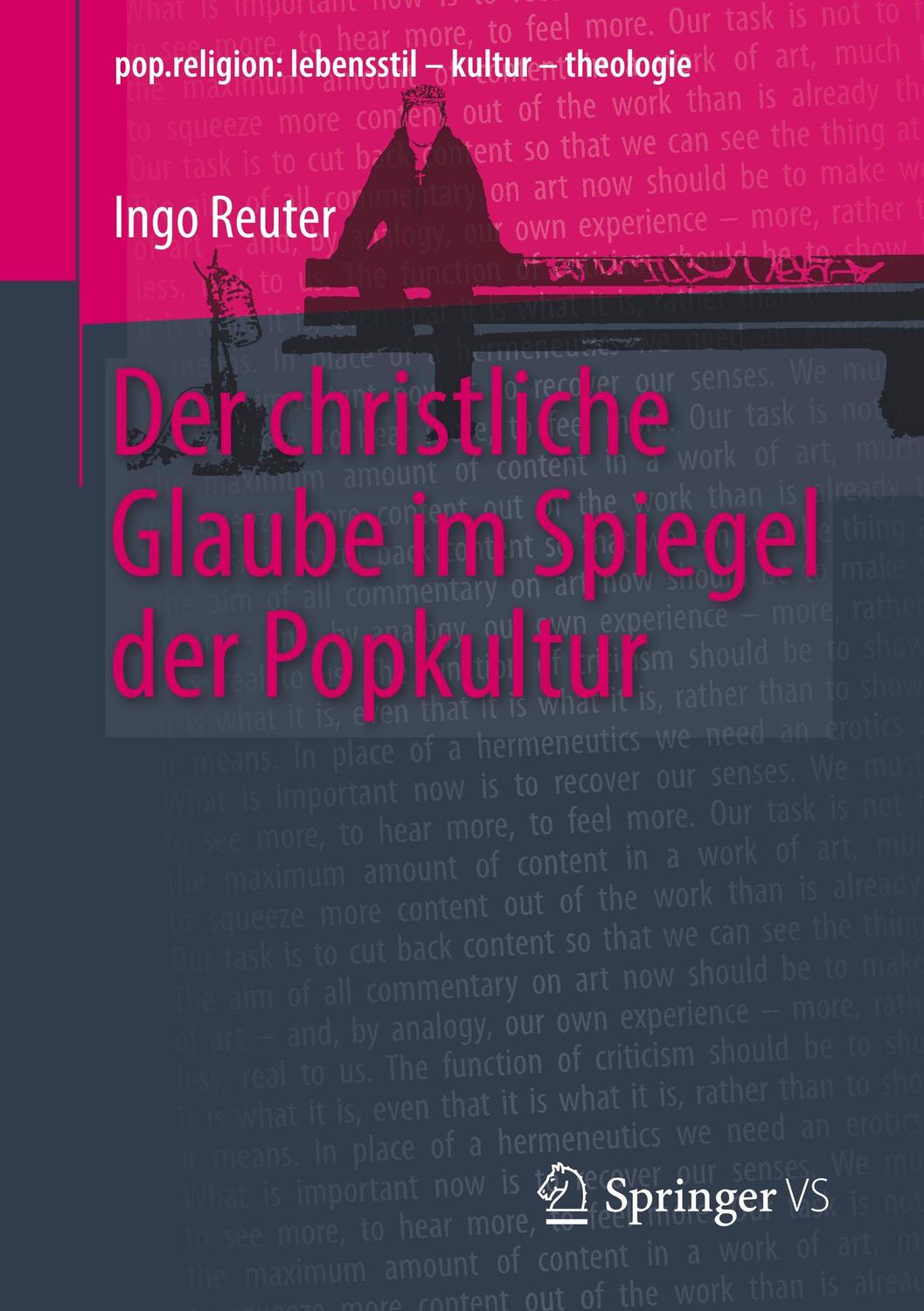 Cover: 9783658289287 | Der christliche Glaube im Spiegel der Popkultur | Ingo Reuter | Buch
