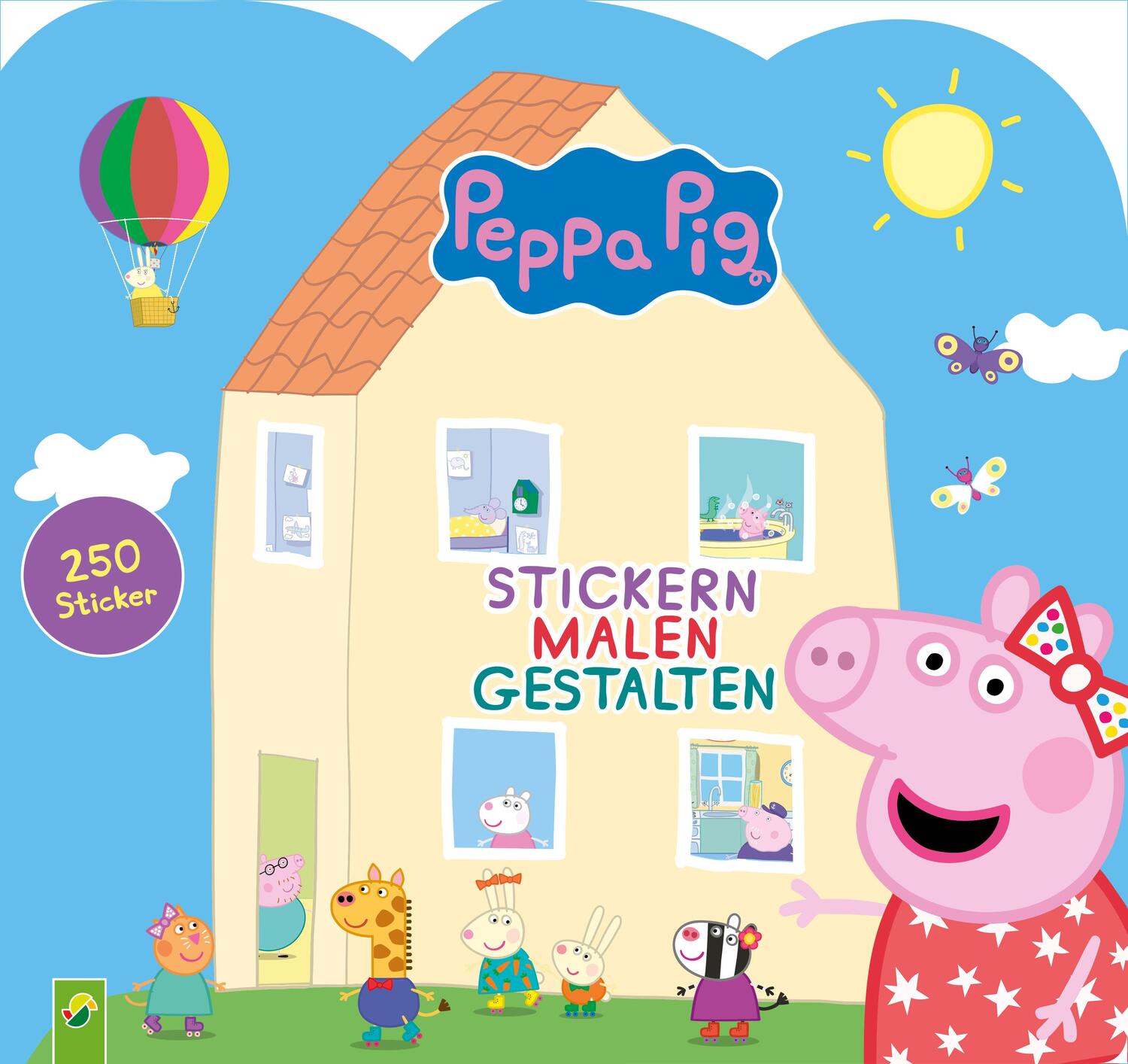 Cover: 9783849914165 | Peppa Pig Stickern Malen Gestalten | 250 Sticker | Broschüre | 44 S.