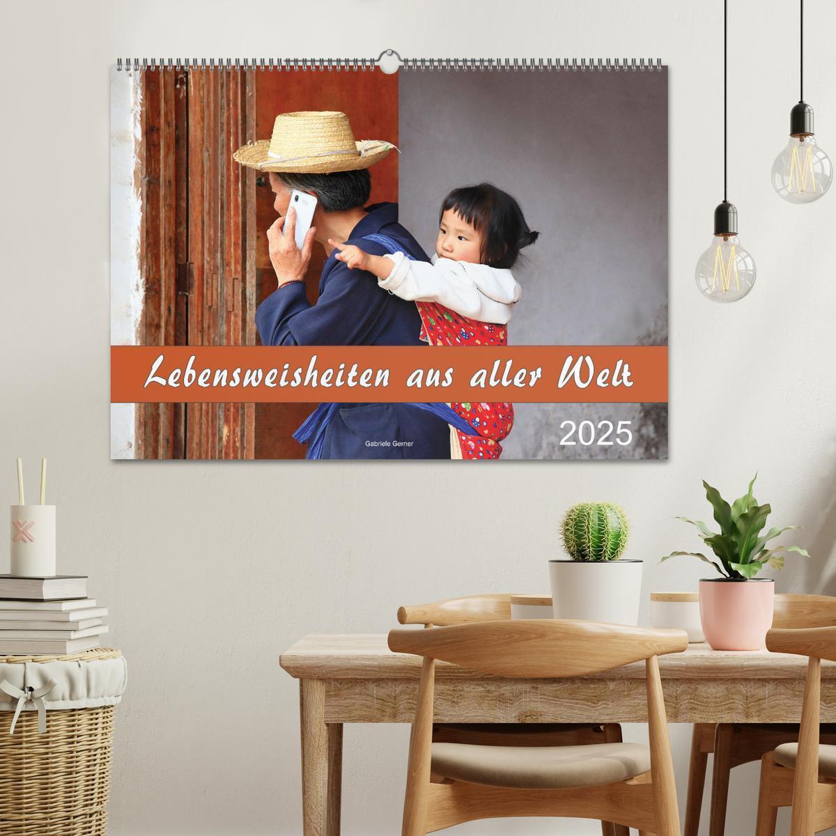 Bild: 9783457198476 | Lebensweisheiten aus aller Welt (Wandkalender 2025 DIN A2 quer),...