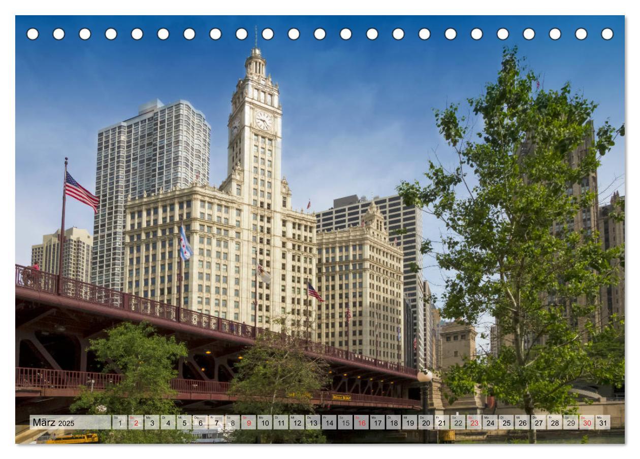 Bild: 9783435691333 | CHICAGO Stadtzentrum (Tischkalender 2025 DIN A5 quer), CALVENDO...