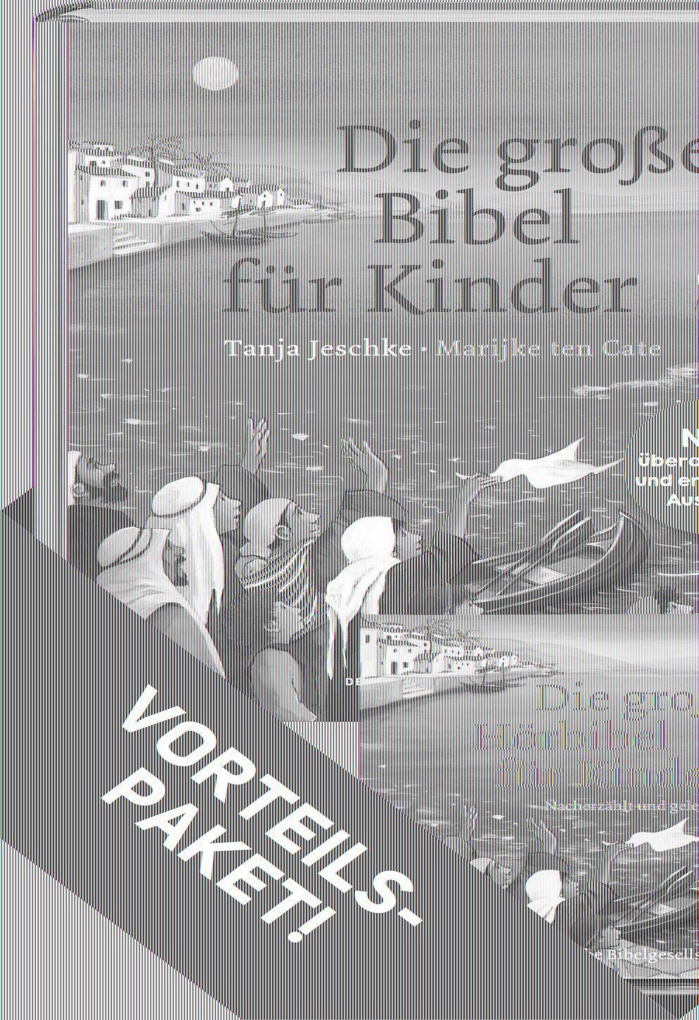 Cover: 9783438047816 | Die große Bibel für Kinder. Kombipaket (Buch + Hörbuch) | Jeschke