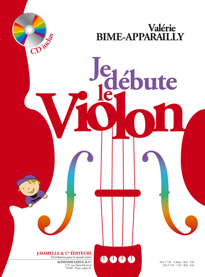 Cover: 9790230797382 | Je débute le violon vol.1 (+CD) | Valerie Bime-Apparailly_Apparailly