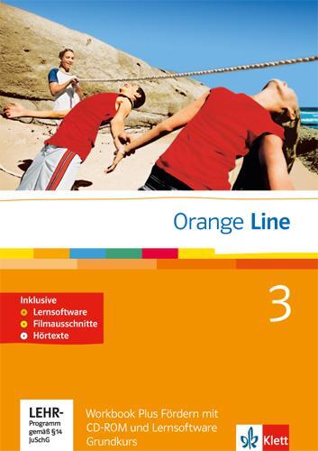 Cover: 9783125476394 | Orange Line. Workbook Fördern mit Audio-CD und CD-ROM Teil 3 (3....