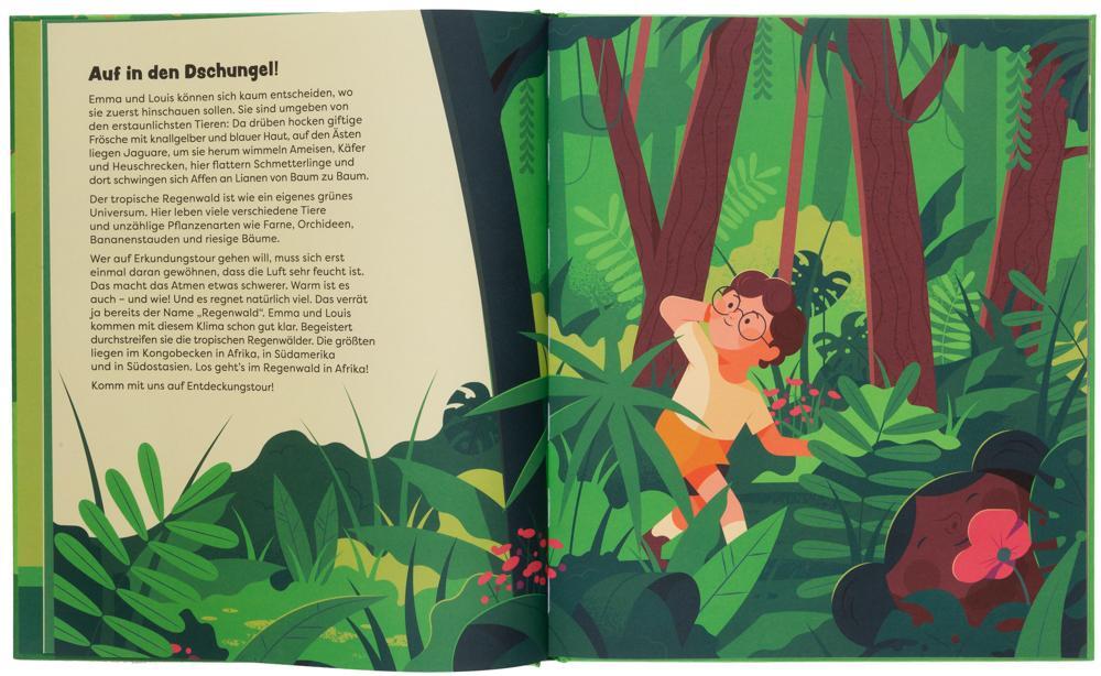 Bild: 9783967047189 | Entdecke den Regenwald | Emma und Louis' Abenteuer im Dschungel | Buch
