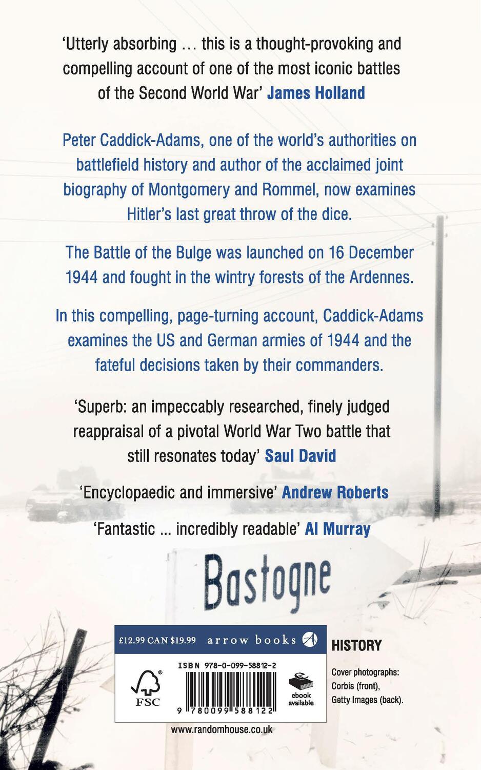 Rückseite: 9780099588122 | Snow and Steel | Battle of the Bulge 1944-45 | Caddick-Adams | Buch