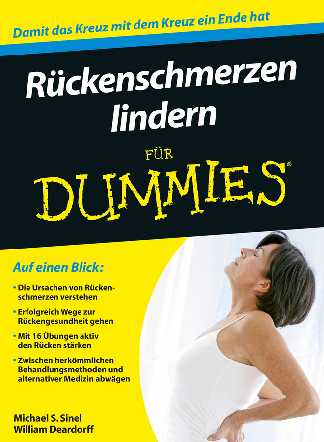Cover: 9783527709380 | Rückenschmerzen lindern für Dummies | Michael S. Sinel (u. a.) | Buch