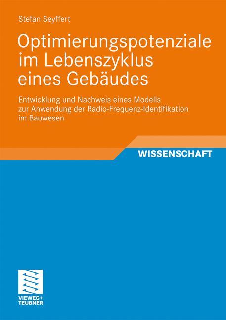 Cover: 9783834816399 | Optimierungspotenziale im Lebenszyklus eines Gebäudes | Seyffert