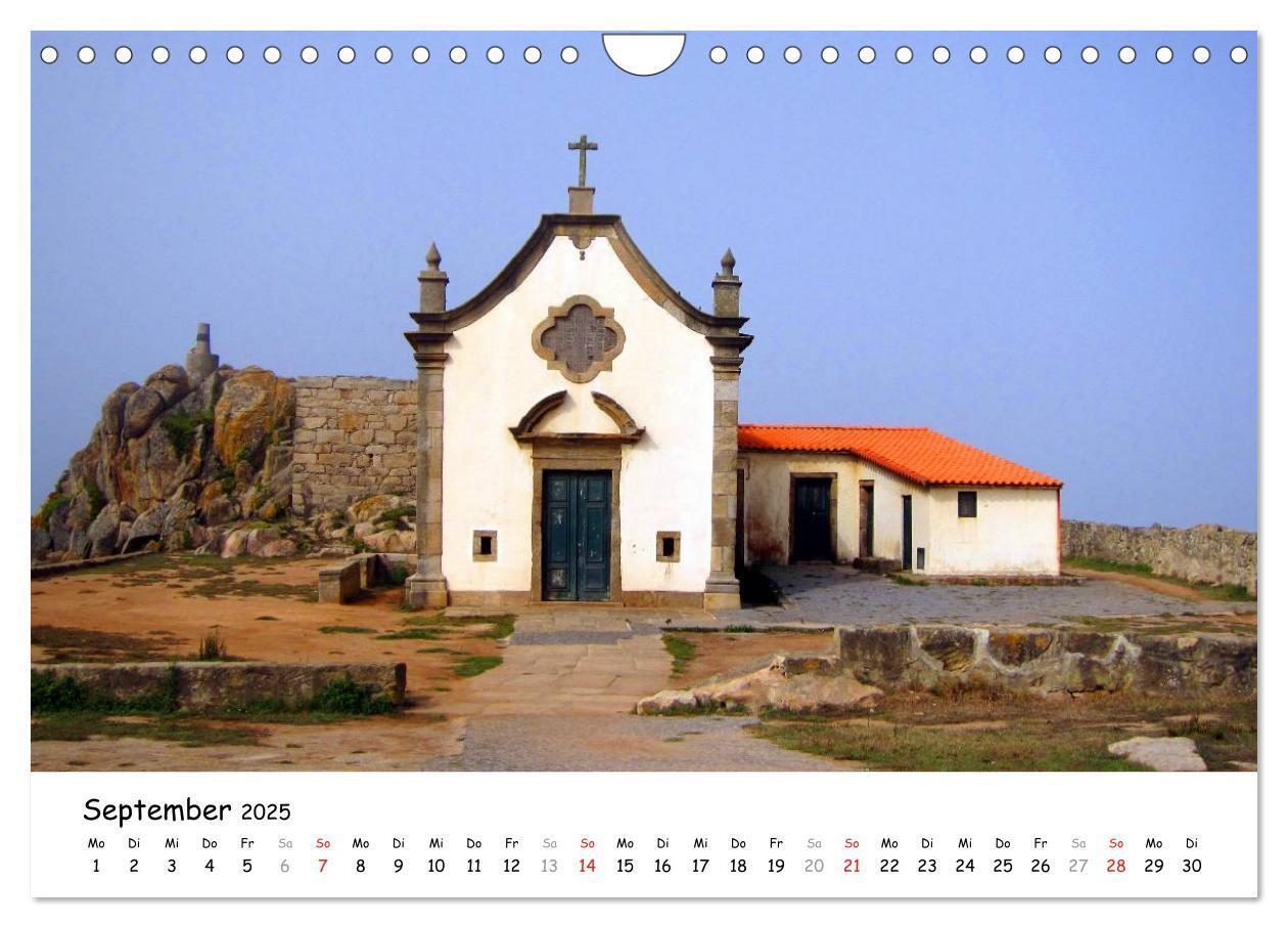 Bild: 9783435558391 | Camino Portugues - Jakobsweg (Wandkalender 2025 DIN A4 quer),...