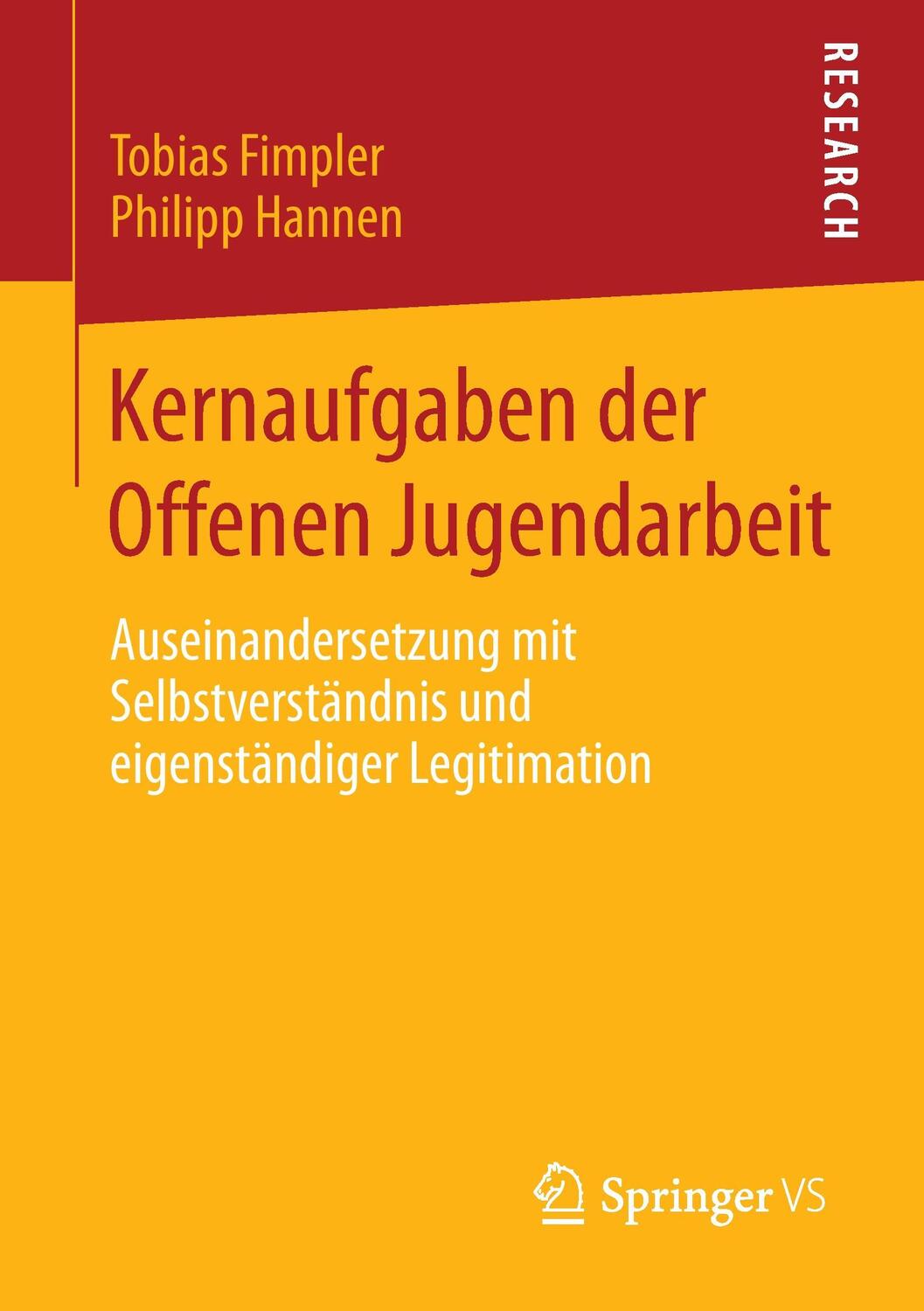 Cover: 9783658146061 | Kernaufgaben der Offenen Jugendarbeit | Tobias/Hannen, Philipp Fimpler