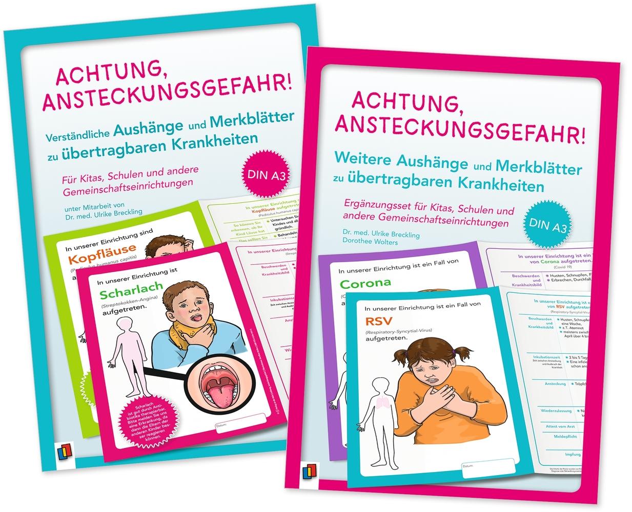 Cover: 9783834664549 | Paket: Achtung, Ansteckungsgefahr! - 24 verständliche Aushänge und...