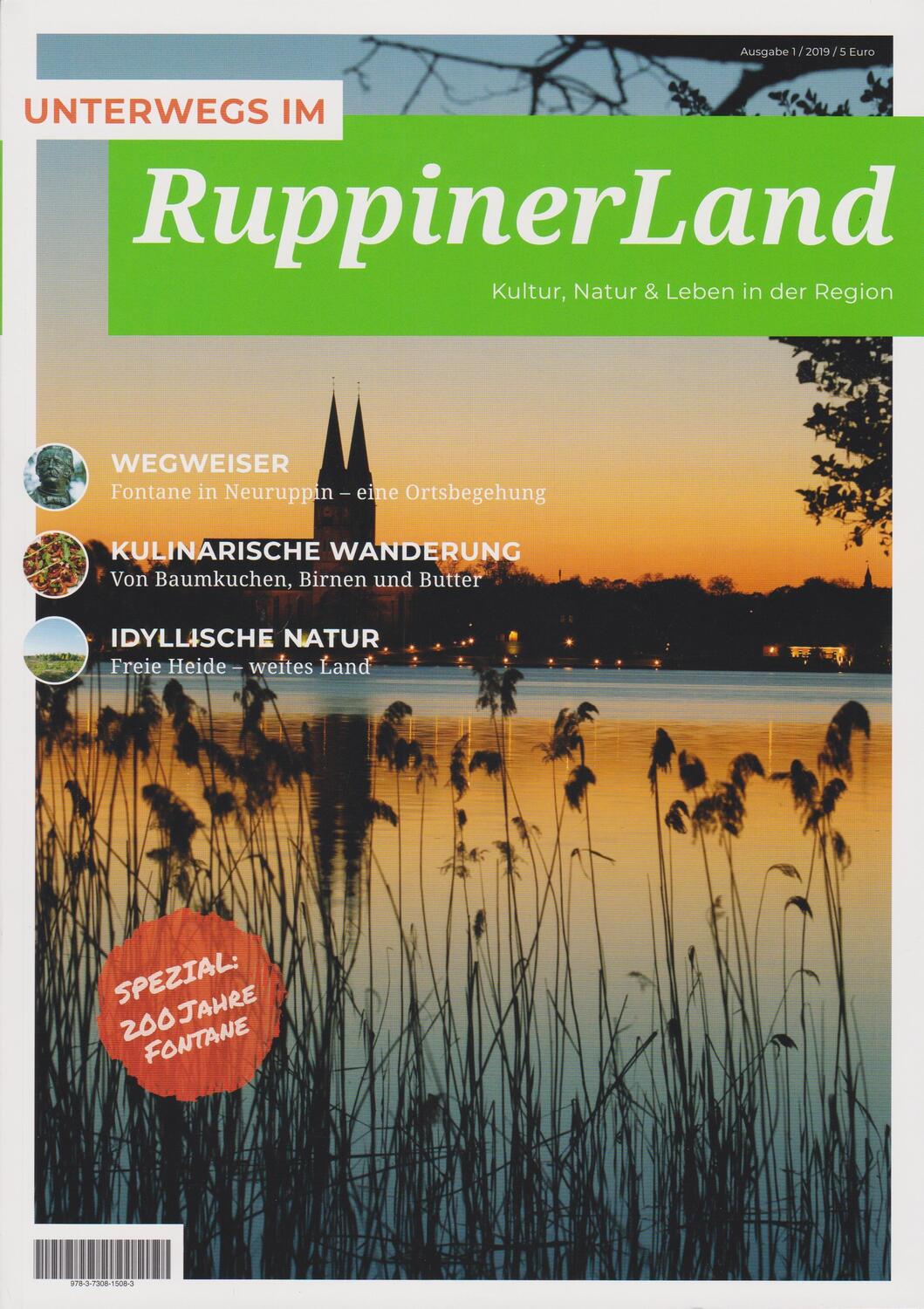 Cover: 9783730815083 | Unterwegs im Ruppiner Land | Bernd Oeljeschläger | Taschenbuch | 2019
