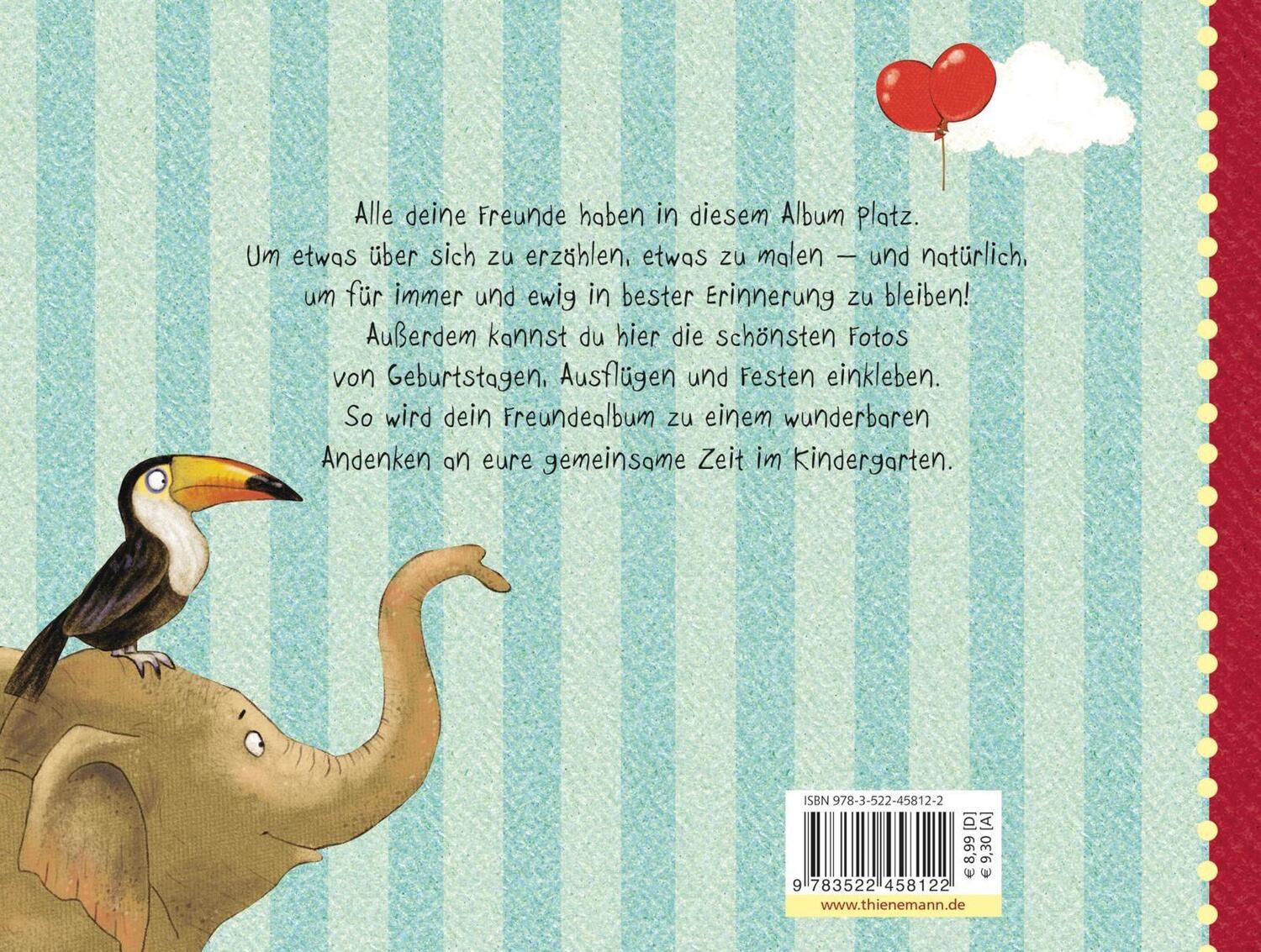 Rückseite: 9783522458122 | Mein Haufen Freunde - Kindergartenalbum | Buch | 96 S. | Deutsch