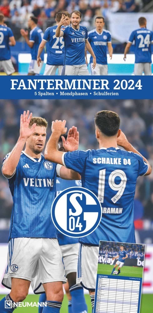 Cover: 4002725987433 | FC Schalke 04 2024 - Fanterminer - Fan-Kalender - Fußball-Kalender...