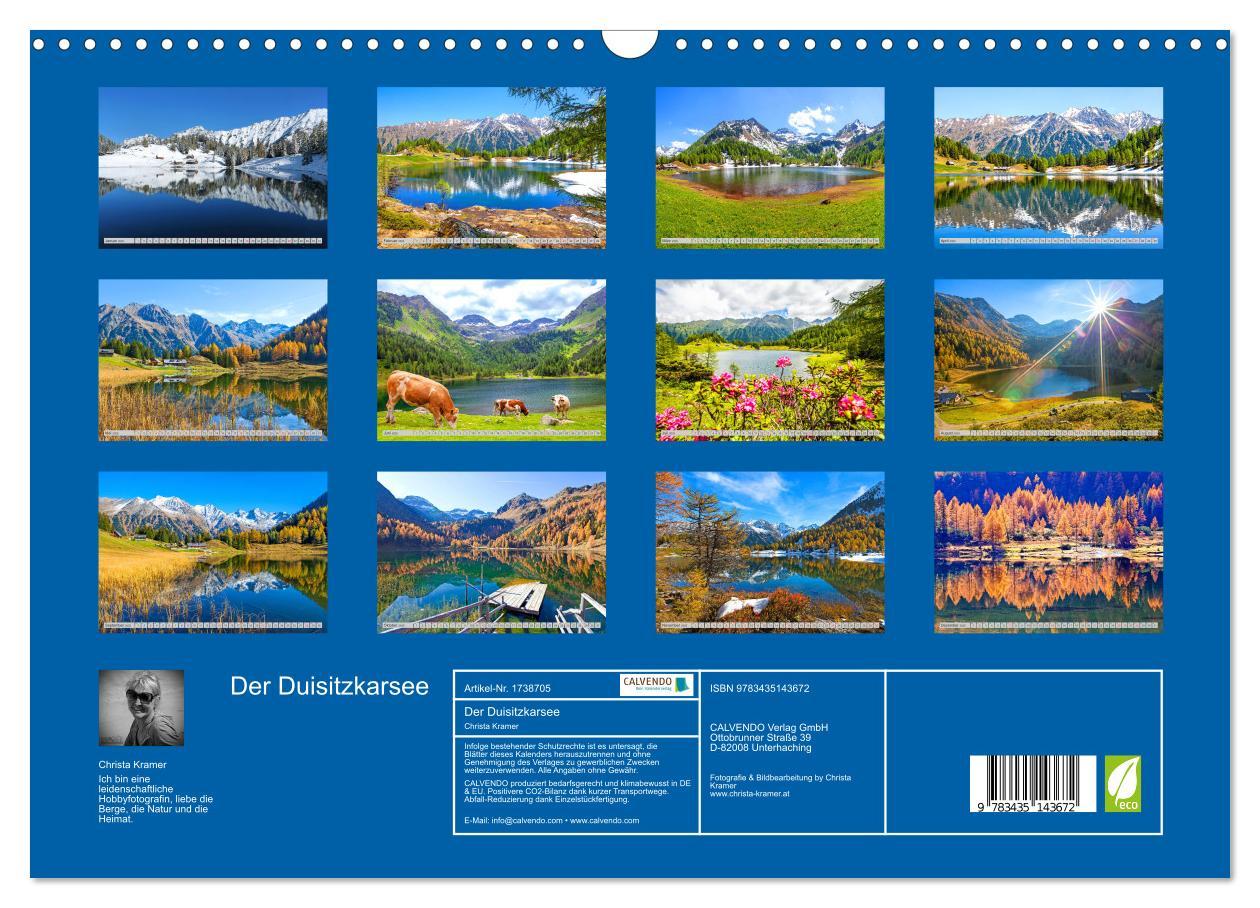 Bild: 9783435143672 | Der Duisitzkarsee (Wandkalender 2025 DIN A3 quer), CALVENDO...