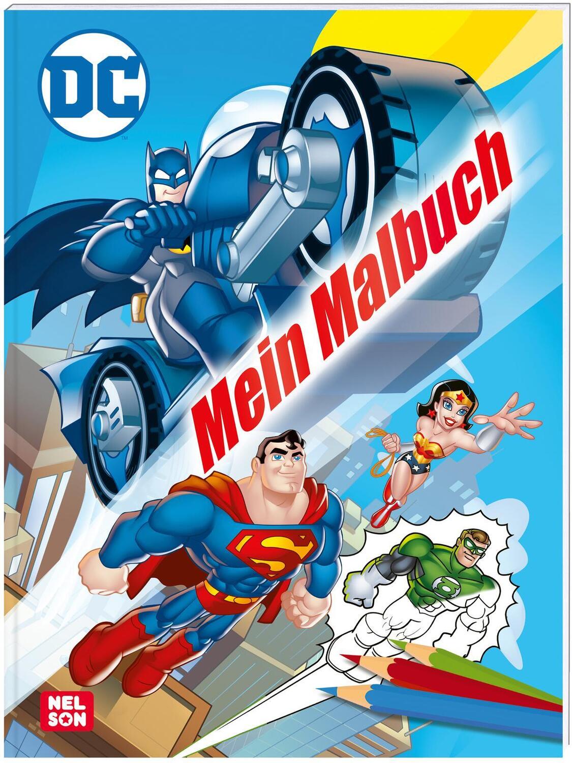 Cover: 9783845122168 | DC Superhelden: Mein Malbuch | Taschenbuch | Deutsch | 2023