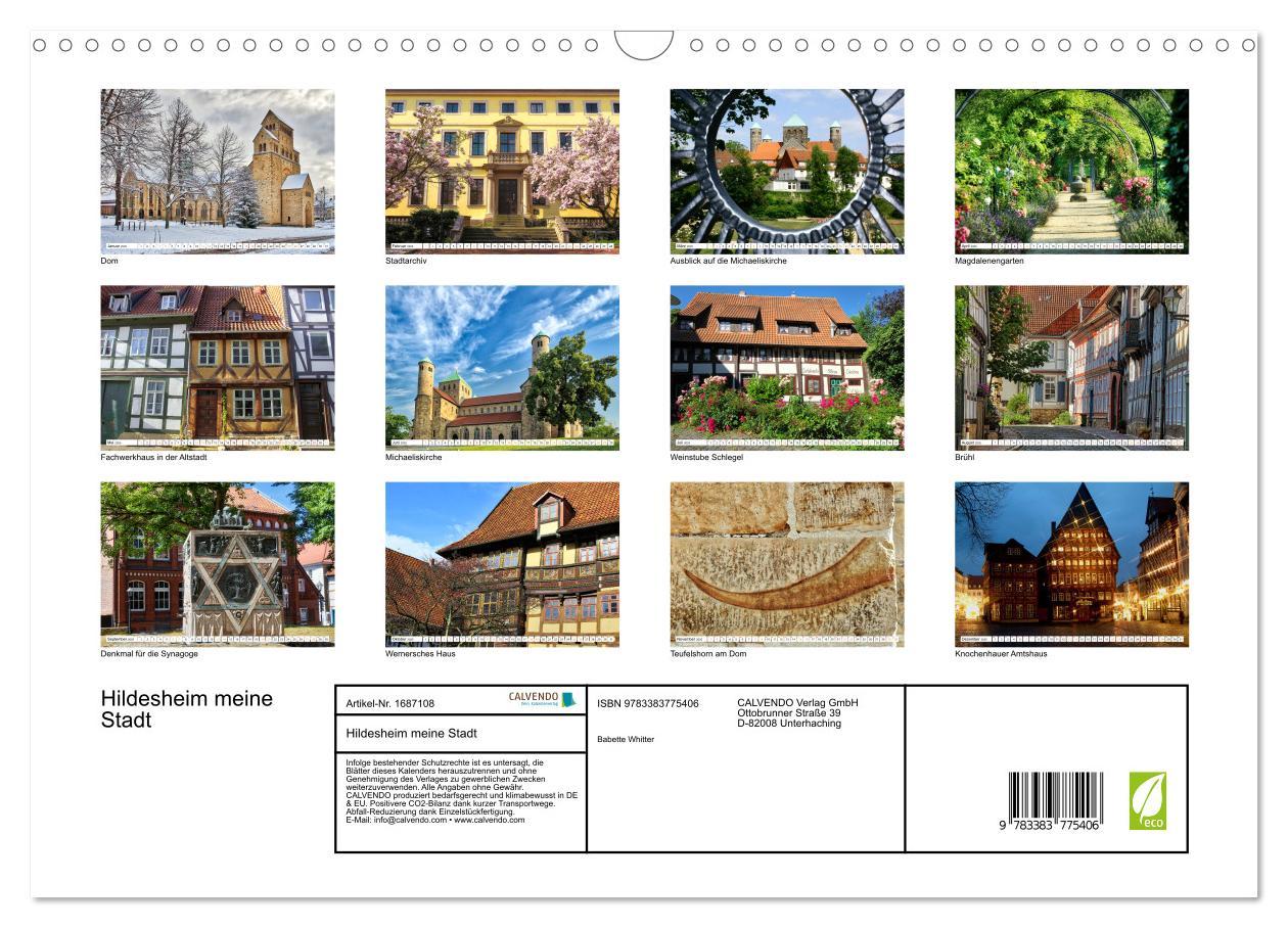 Bild: 9783383775406 | Hildesheim meine Stadt (Wandkalender 2025 DIN A3 quer), CALVENDO...