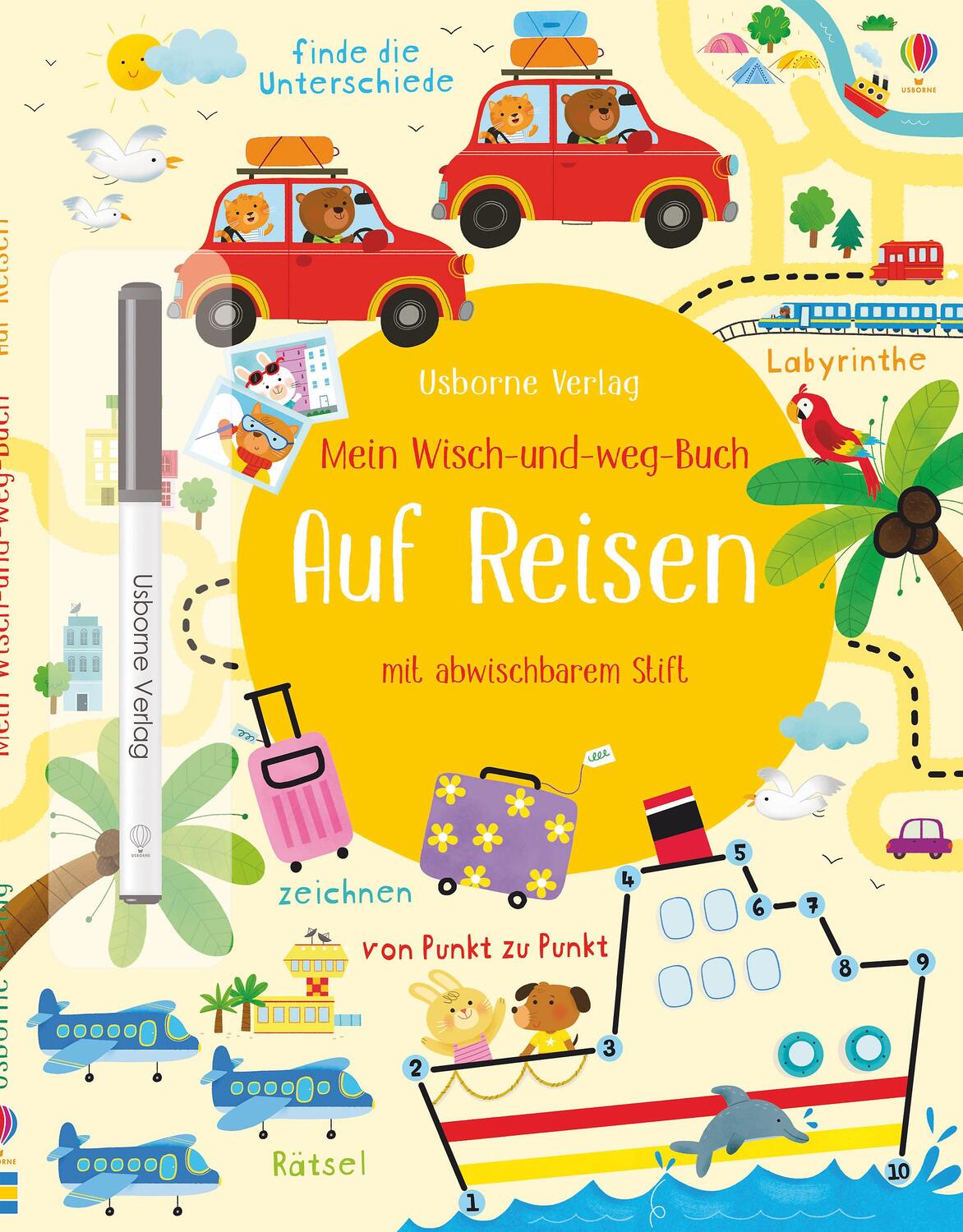 Cover: 9781789410815 | Mein Wisch-und-weg-Buch: Auf Reisen | mit abwischbarem Stift | Robson
