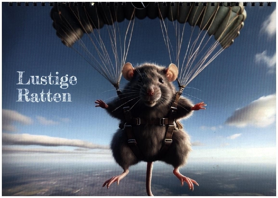Cover: 9783383744990 | Lustige Ratten (Wandkalender 2024 DIN A4 quer), CALVENDO...