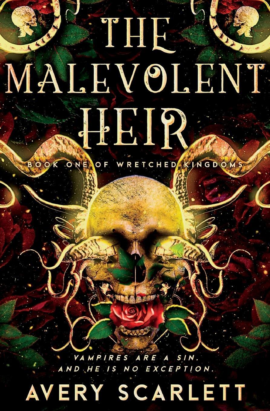 Cover: 9798218191573 | The Malevolent Heir | MM Enemies to Lovers Mafia Fantasy Romance