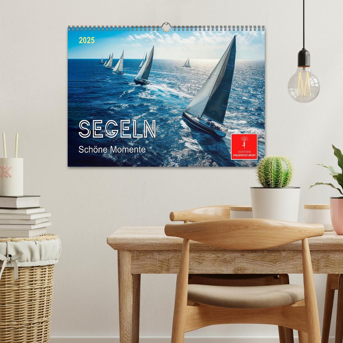 Bild: 9783383779596 | Segeln - schöne Momente (Wandkalender 2025 DIN A3 quer), CALVENDO...