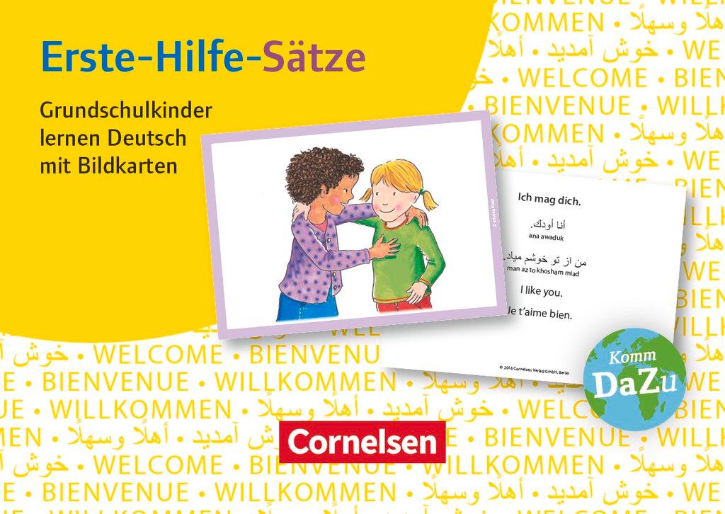 Cover: 9783589150656 | Deutsch lernen mit Fotokarten - Grundschule. Erste-Hilfe-Sätze | Box