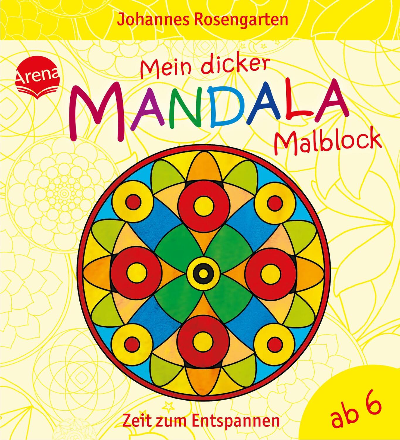 Cover: 9783401713441 | Mein dicker Mandala-Malblock | Zeit zum Entspannen ab 6 Jahren | Buch