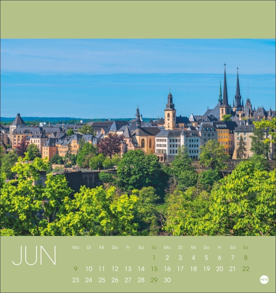 Bild: 9783756408696 | Luxemburg Postkartenkalender 2025 | Kalender | Spiralbindung | 13 S.