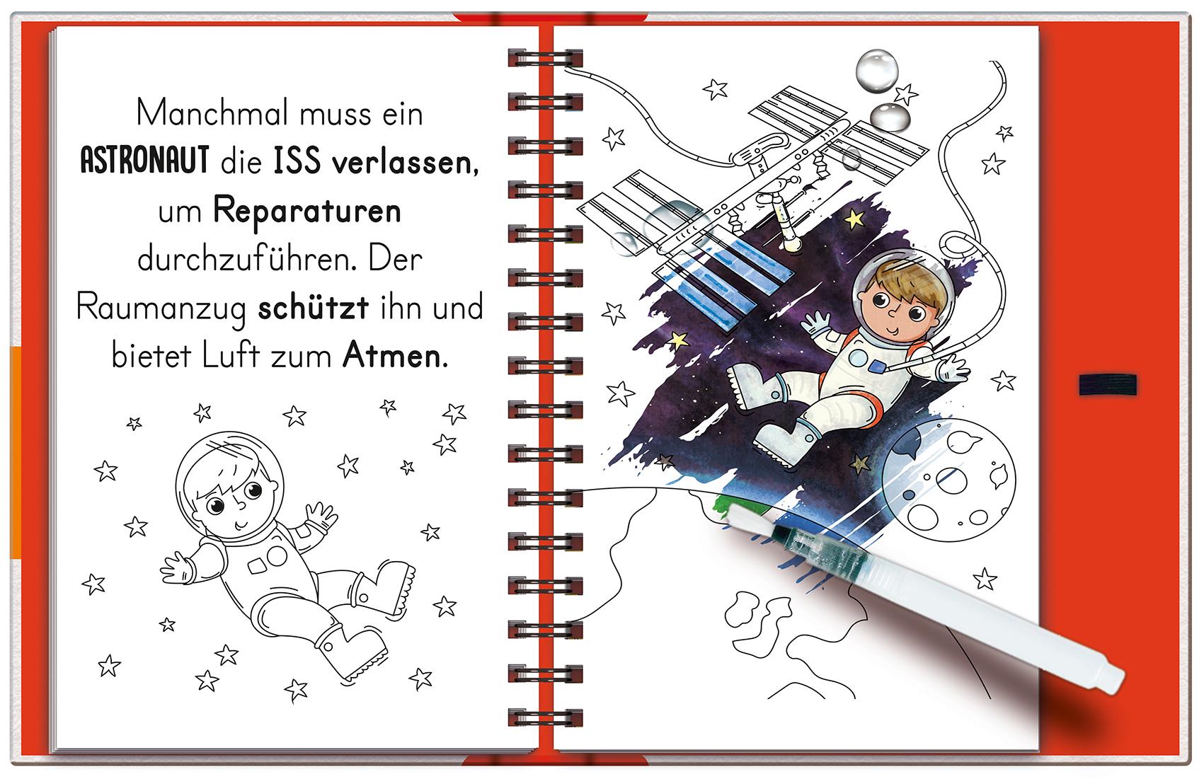 Bild: 9783741526725 | Magic Water Colouring - Weltraum | Lisa Regan | Buch | 32 S. | Deutsch