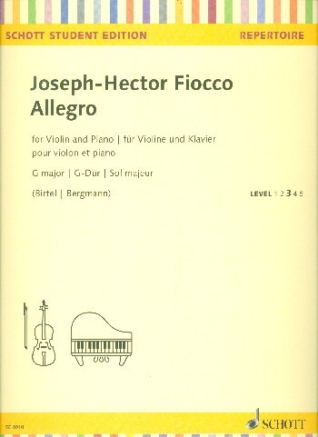 Cover: 9790001161992 | Allegro G major | JOSEPH-HECTO FIOCCO | Taschenbuch | Buch | 2017
