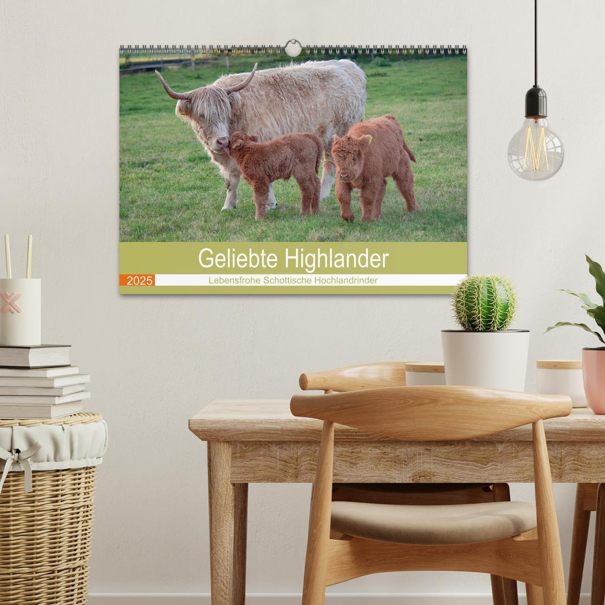 Bild: 9783435100903 | Geliebte Highlander (Wandkalender 2025 DIN A3 quer), CALVENDO...