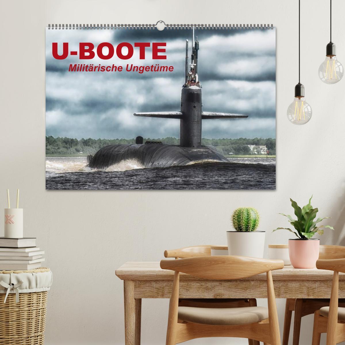 Bild: 9783435729302 | U-Boote - Militärische Ungetüme (Wandkalender 2025 DIN A2 quer),...