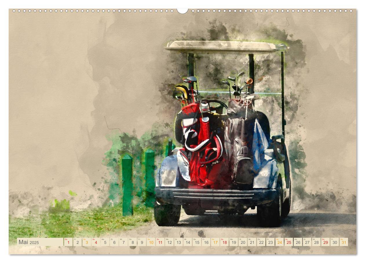 Bild: 9783435419944 | Ich liebe Golf (Wandkalender 2025 DIN A2 quer), CALVENDO...