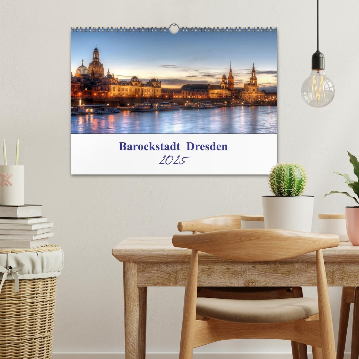 Bild: 9783435217915 | Barockstadt Dresden (Wandkalender 2025 DIN A3 quer), CALVENDO...