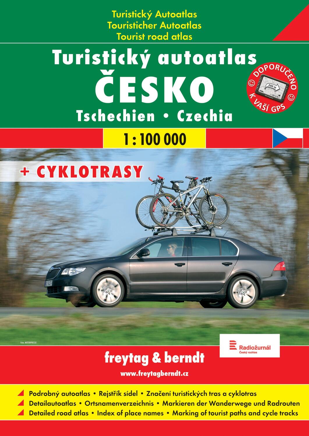 Cover: 9788072243082 | Cesko - turisticky autoatlas 1:100.000 spiral | Shocart Atlas | Buch