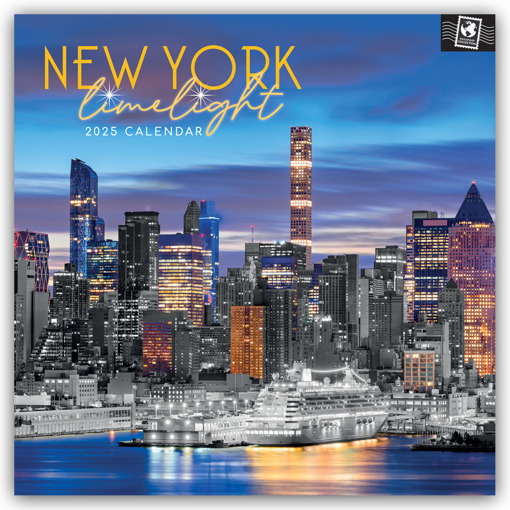 Cover: 9781835361399 | New York Limelight - New York im Rampenlicht 2025 - 16-Monatskalender