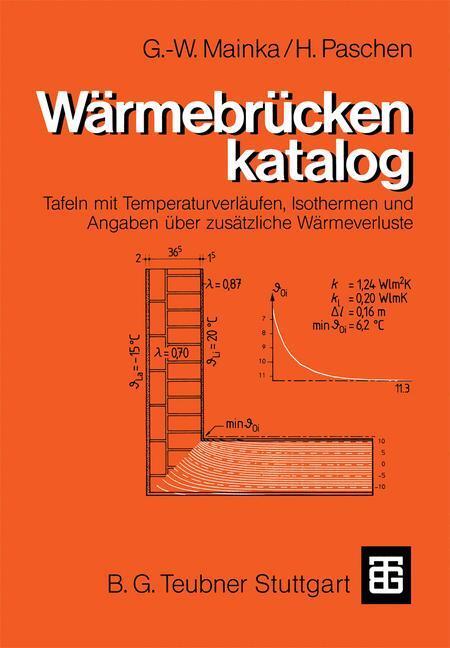 Cover: 9783519050032 | Wärmebrückenkatalog | Georg-Wilhelm Mainka (u. a.) | Taschenbuch