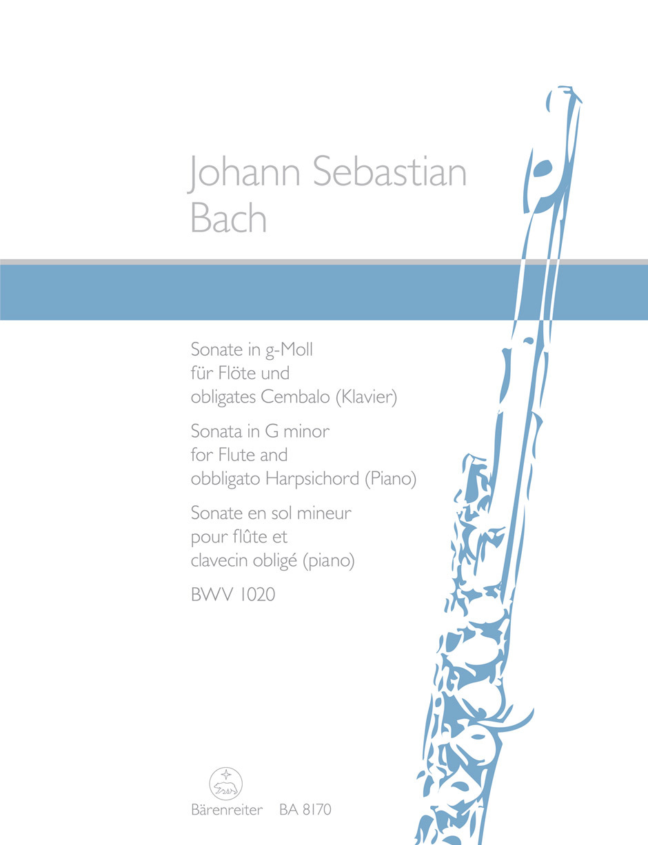 Cover: 9790006542130 | Sonate g-Moll BWV 1020 | Johann Sebastian Bach | Buch
