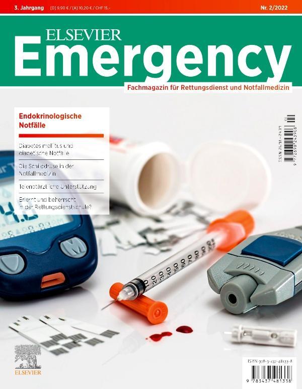 Cover: 9783437481338 | Elsevier Emergency. Endokrinologische Notfälle. 2/2022 | Taschenbuch
