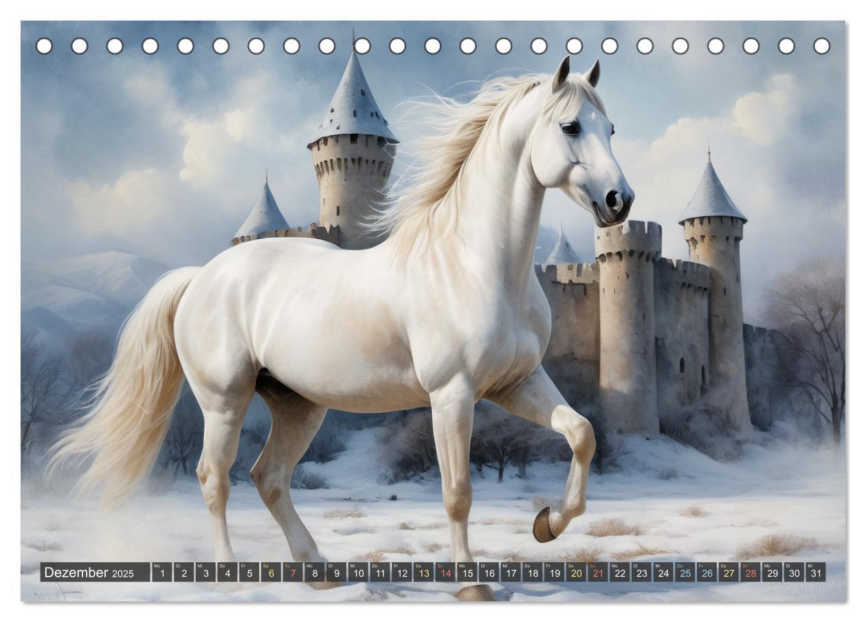 Bild: 9783457171042 | Schöne wilde Mustangs (Tischkalender 2025 DIN A5 quer), CALVENDO...