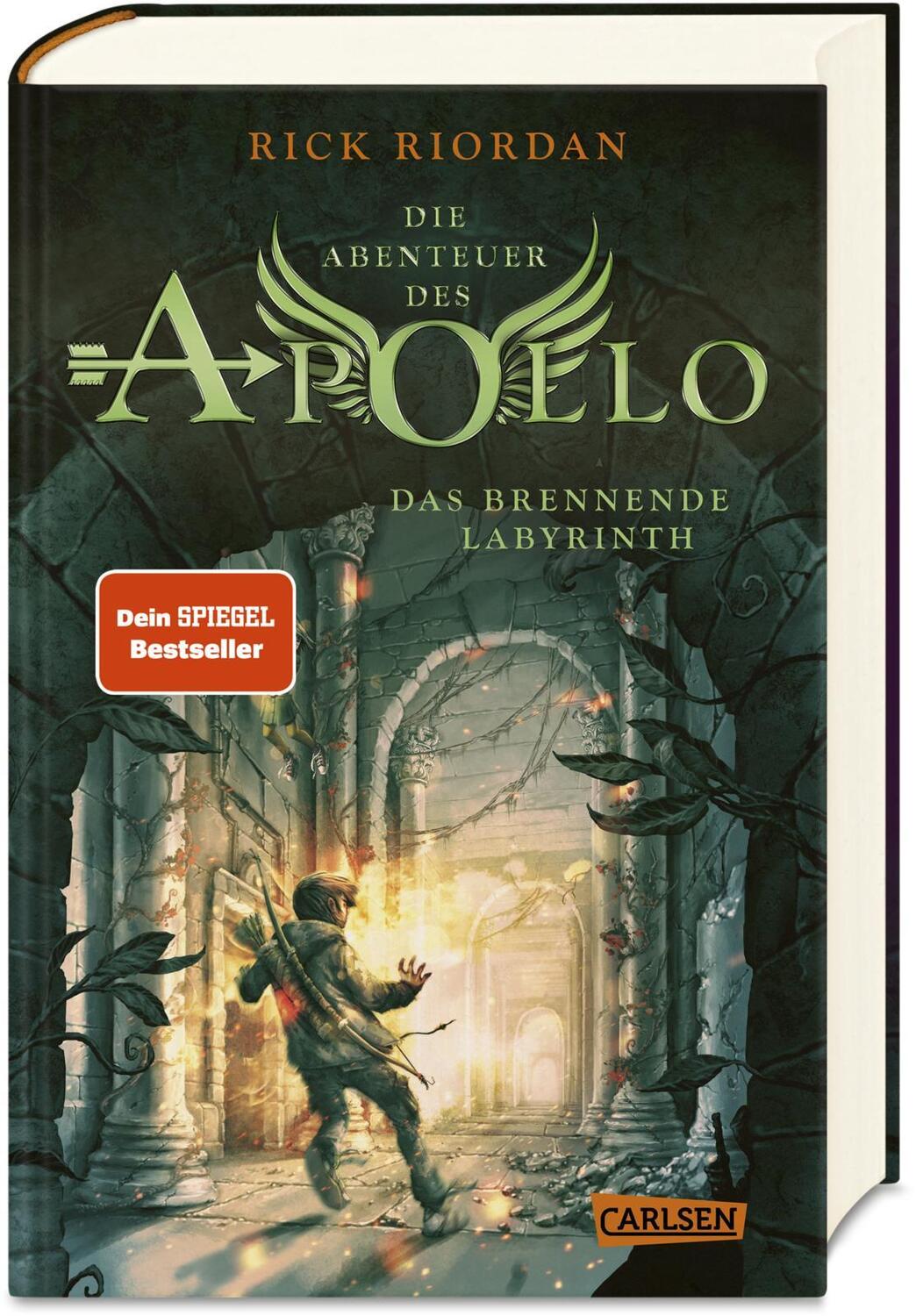 Cover: 9783551556905 | Die Abenteuer des Apollo 3: Das brennende Labyrinth | Rick Riordan