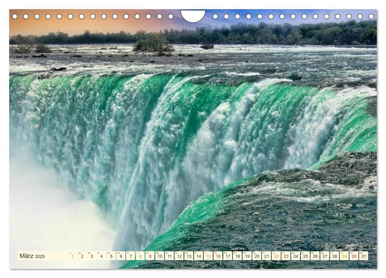 Bild: 9783435568338 | Niagarafälle - American Falls und Horseshoe Fall (Wandkalender 2025...