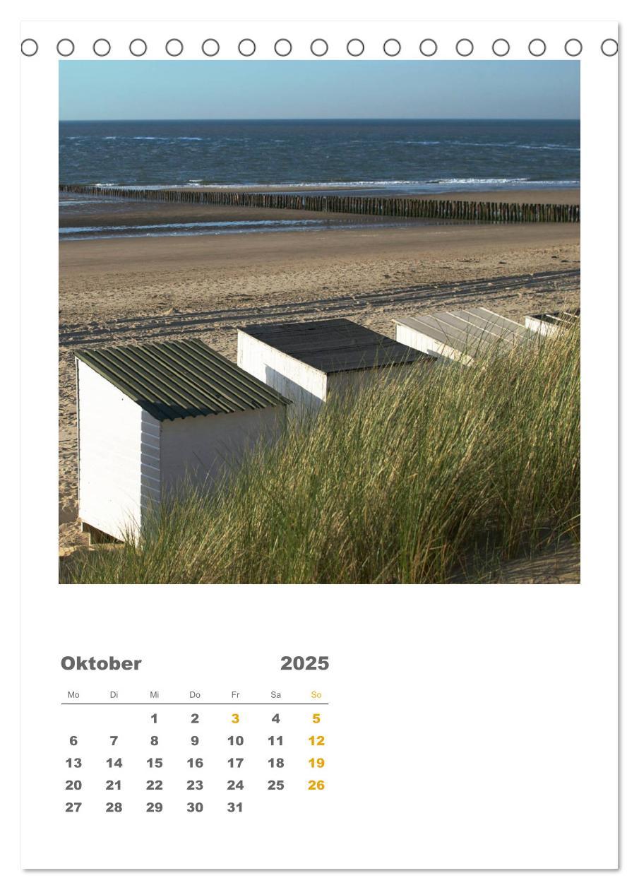 Bild: 9783457028063 | Hollands Strandparadies Zeeland (Tischkalender 2025 DIN A5 hoch),...