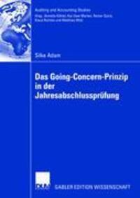 Cover: 9783835006935 | Das Going Concern Prinzip in der Jahresabschlussprüfung | Silke Adam
