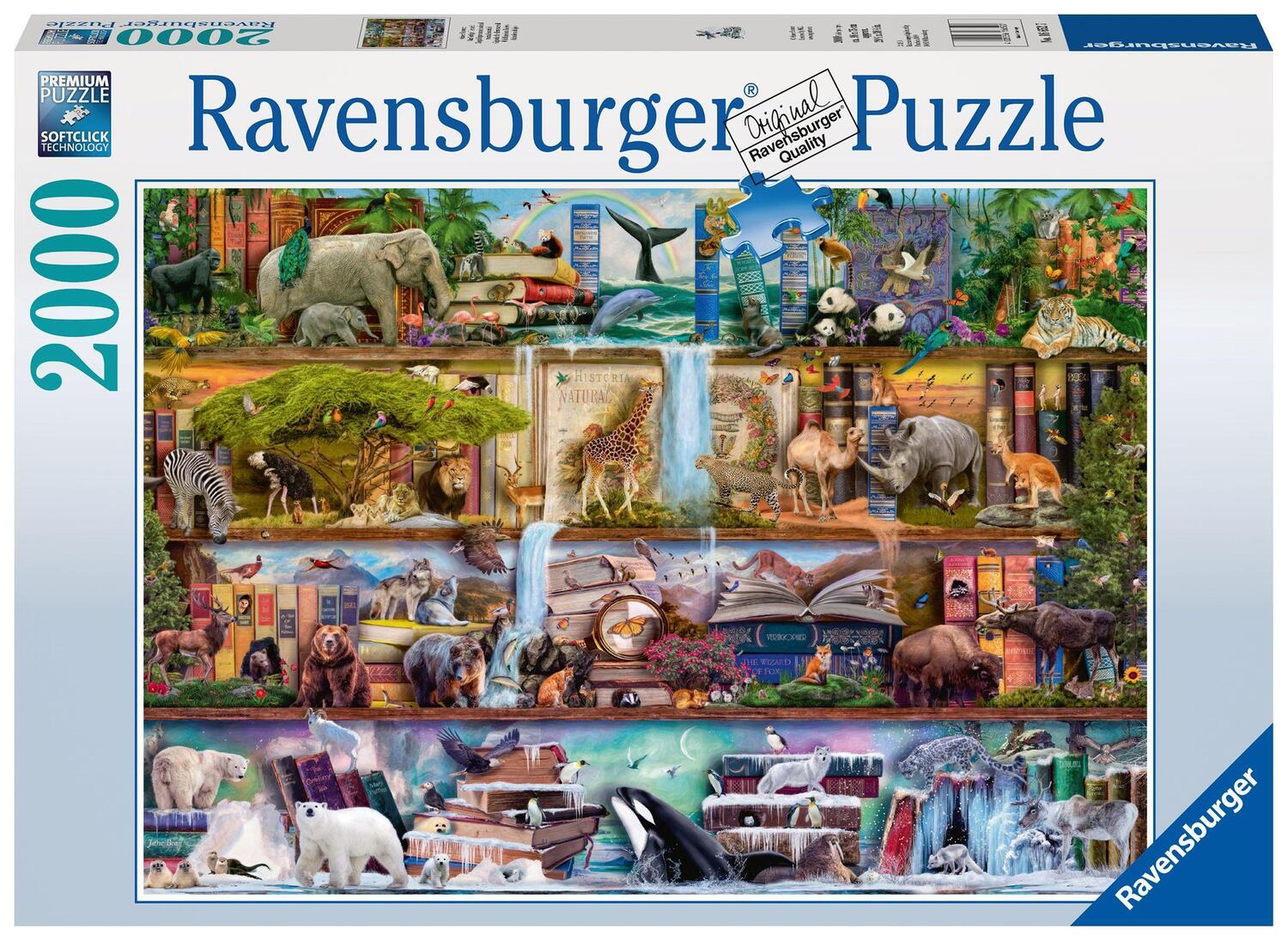 Cover: 4005556166527 | Aimee Steward: Großartige Tierwelt. Puzzle 2000 Teile | Spiel | 2018