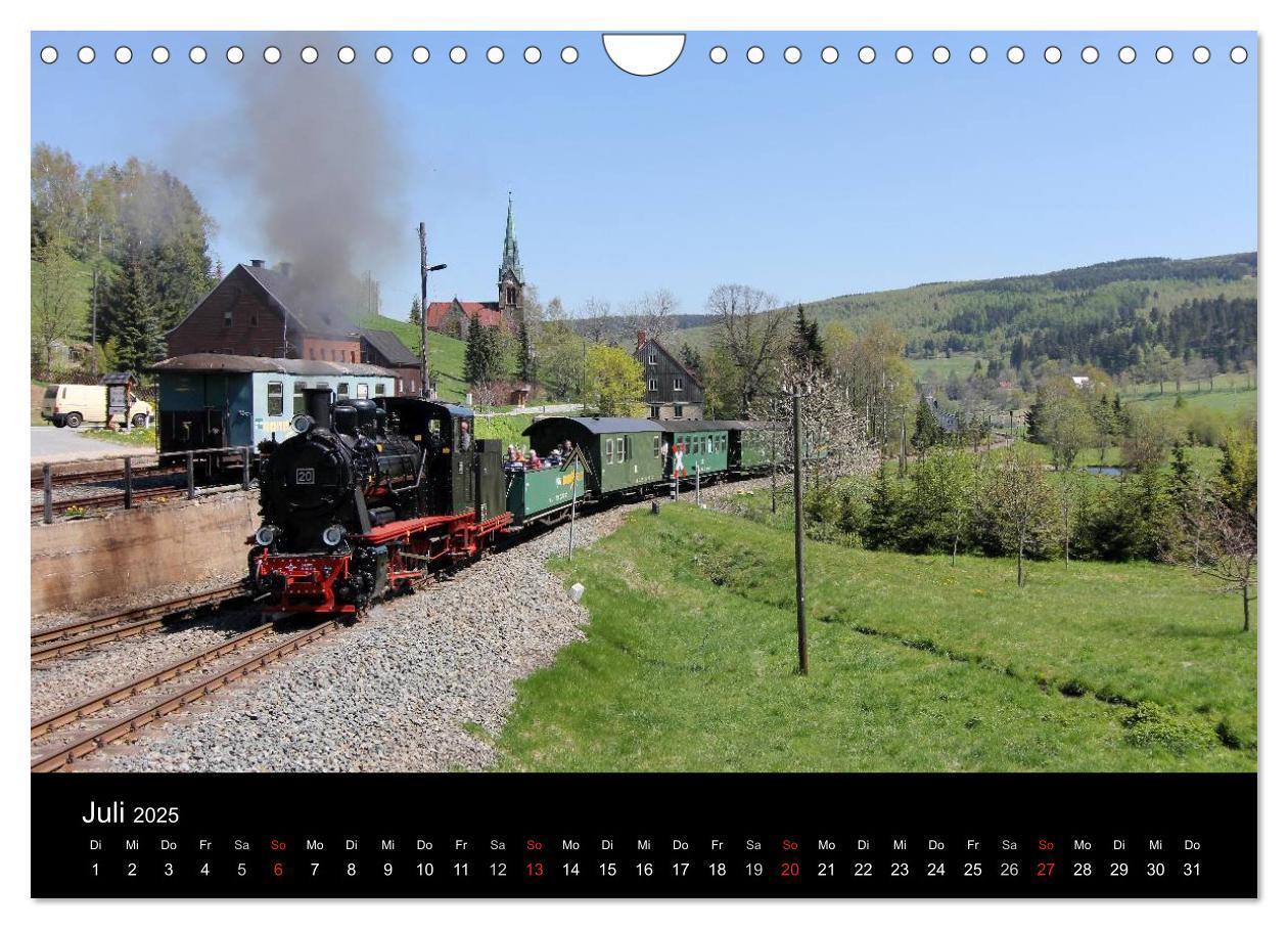 Bild: 9783435823239 | Dampfbahnromantik auf schmaler Spur (Wandkalender 2025 DIN A4...