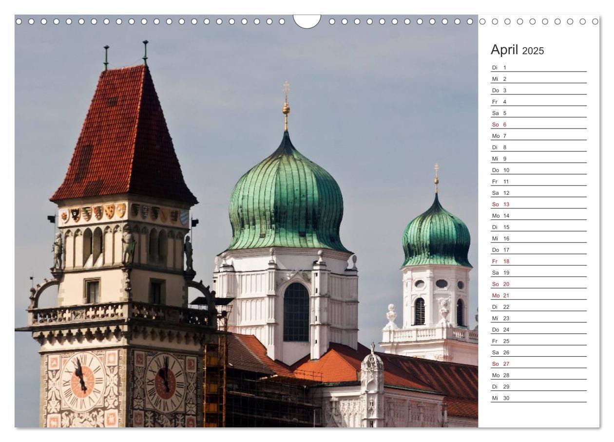 Bild: 9783435516865 | Pittoreskes Passau (Wandkalender 2025 DIN A3 quer), CALVENDO...