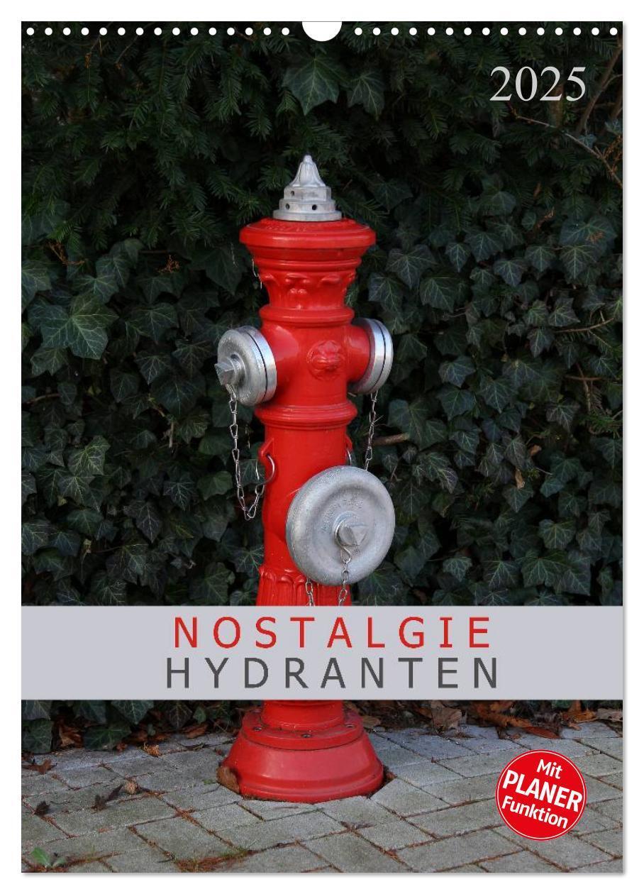 Cover: 9783457019986 | Nostalgie Hydranten (Wandkalender 2025 DIN A3 hoch), CALVENDO...